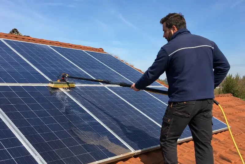 Nettoyage et entretien de panneaux solaires à Saint-Maixent-l'École